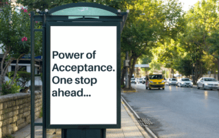 Stop old habits and learn about the Power of Acceptance.