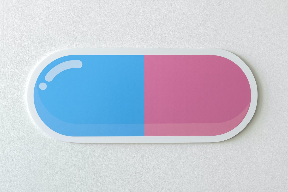 Capsule drug medicine pill icon