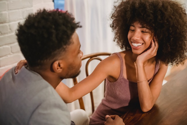 man experiencing positive change after a therapy session